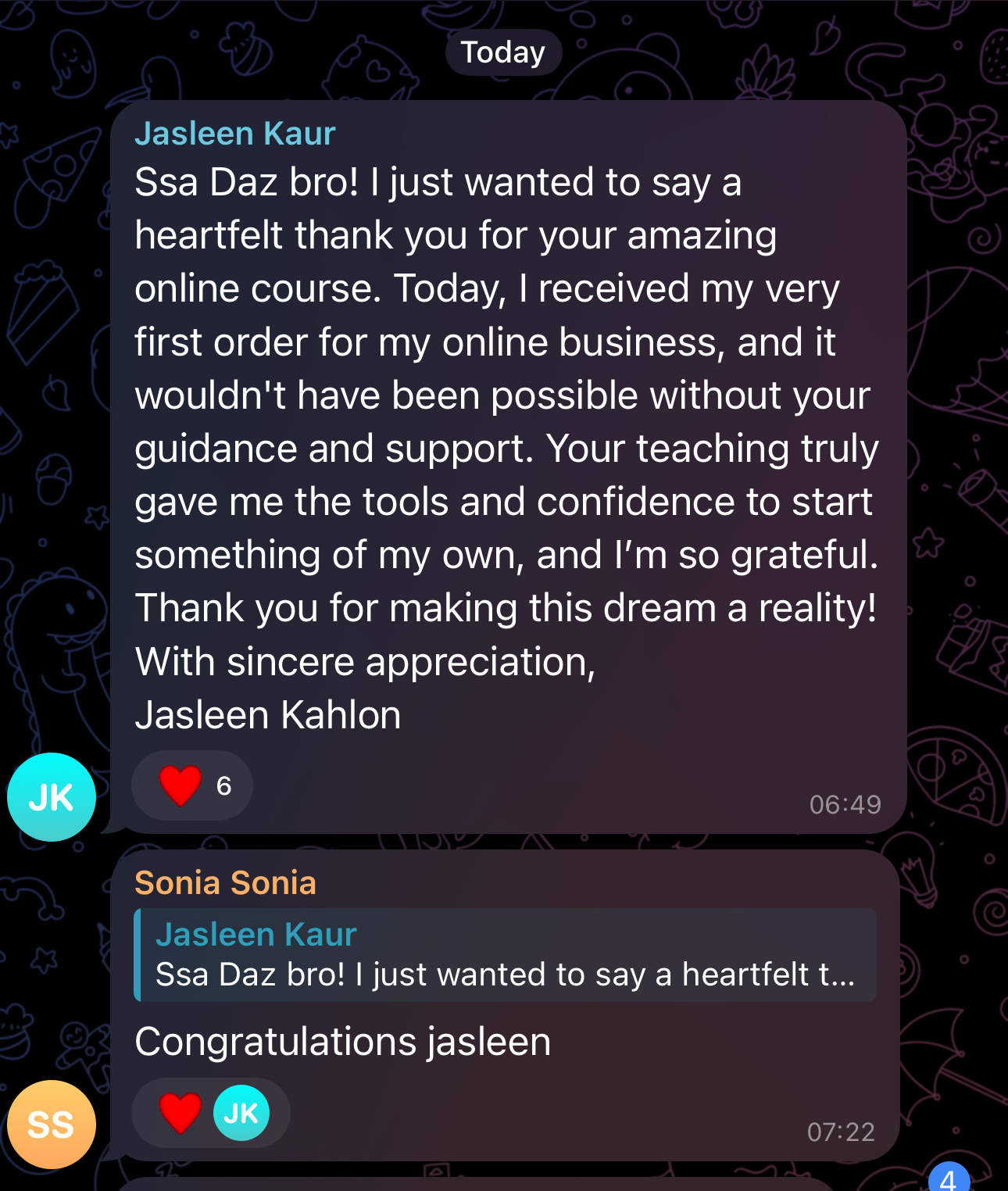 Real income and student win screenshot
